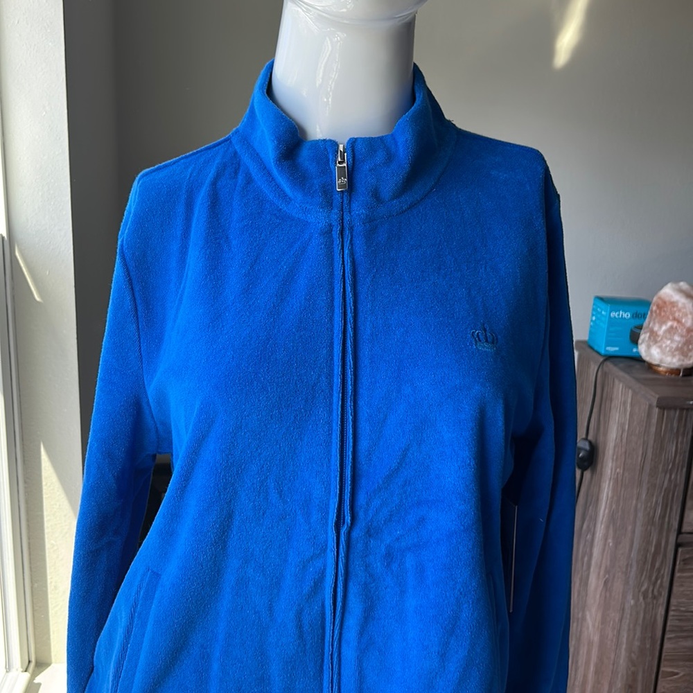 JUICY COUTURE ZIP UP JACKET TOP SIZE XL MSRP $65.00 NWT - Picture 3 of 10